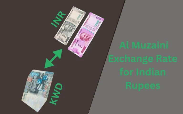 Al Muzaini Exchange Rate for Indian Rupees